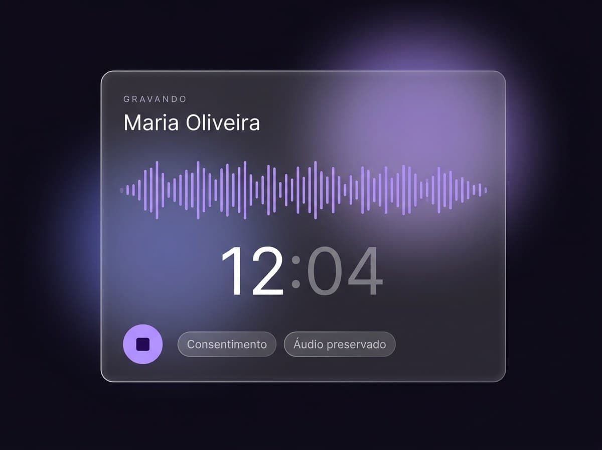 Gravação de voz